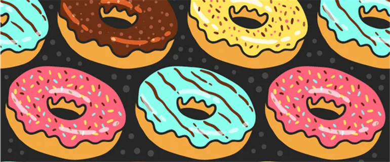 可爱甜甜圈高清