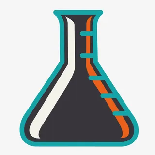 化学实验图标烧杯纳米实验免抠