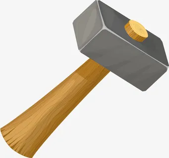 卡通锤子图标装饰免抠