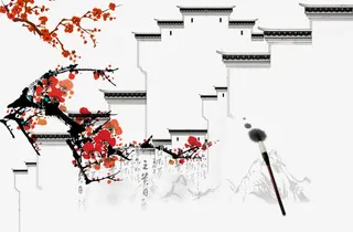 中式文艺素材免抠