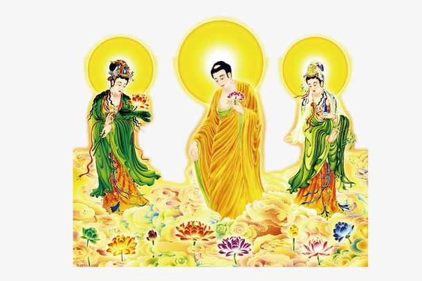 如来佛祖佛现背景装饰