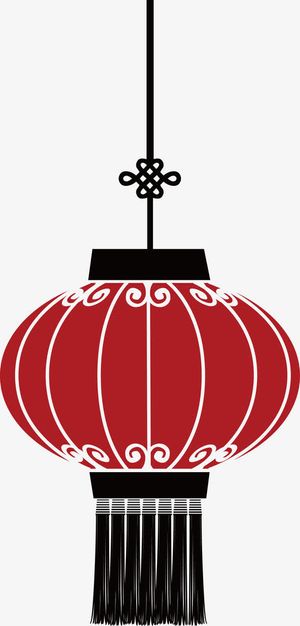 立体灯笼鞭炮灯笼免抠