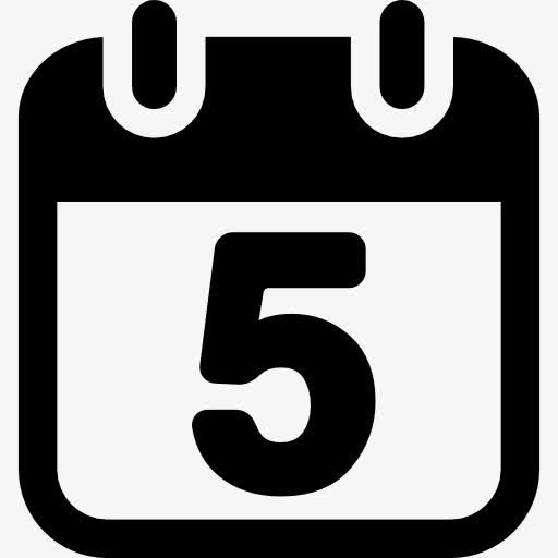 春天的挂历方形5号图标免抠