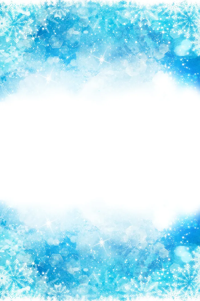 冰雪梦幻冬季上新海报高清