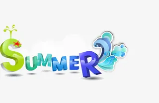 创意summer免抠