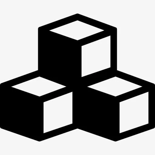 立方体堆栈图标免抠