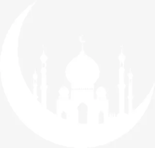 白色月亮教堂免抠