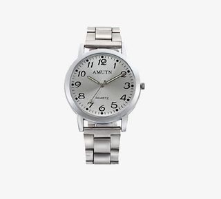 2016白色中老年人手表免抠