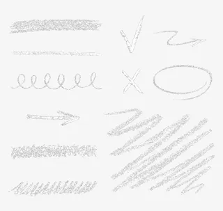 粉笔涂鸦素材免抠