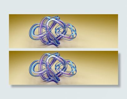 不规则科幻金属背景banner素材