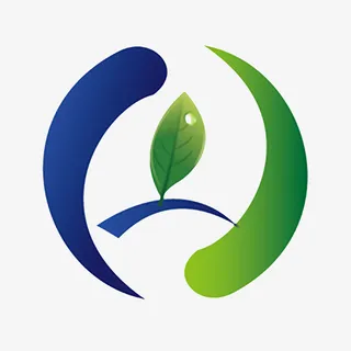 卡通绿色的环境标识PSD分层免抠