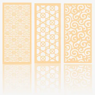 古典窗户花纹矢量免抠