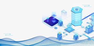 科技元素线网电路图图形元素免抠装饰效果特效元素