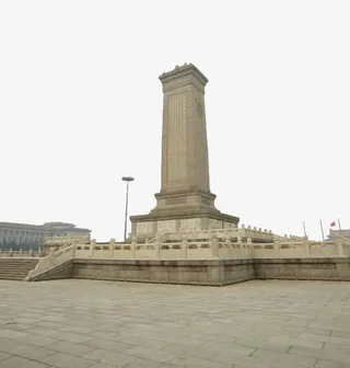 人民英雄纪念碑景区免抠