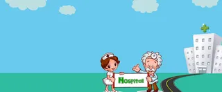 护士节关爱老人扁平化海报背景高清