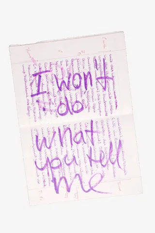 手绘涂鸦文字纸张免抠