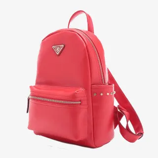 橘粉色双肩包免抠