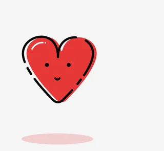 简约卡通MBE护士节爱心免抠