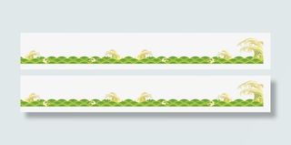 唯美精美端午底边花纹底纹免抠