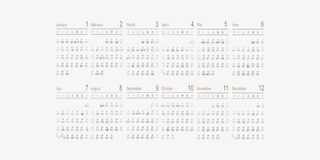 中国风鸡年新年日历图片免抠