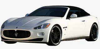 白色玛莎拉蒂汽车免抠