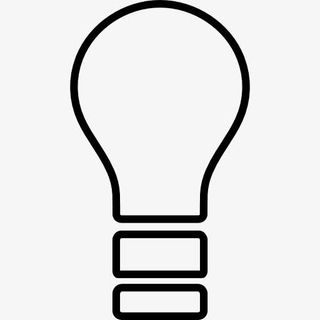 灯泡概述思想标志图标免抠