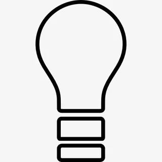 灯泡概述思想标志图标免抠