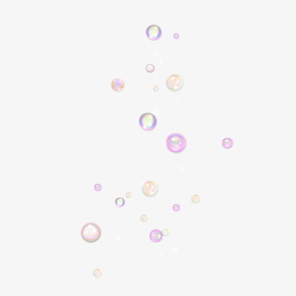 泡泡漂浮物免抠
