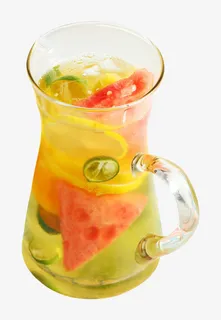 柠檬鲜果茶饮品免抠