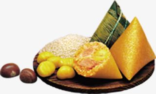 模糊粽子美食食物免抠