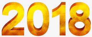 金色立体数字免抠