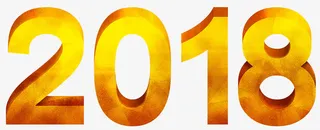 金色立体数字免抠