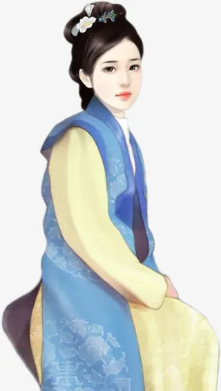 古风装饰图片素材人物免抠