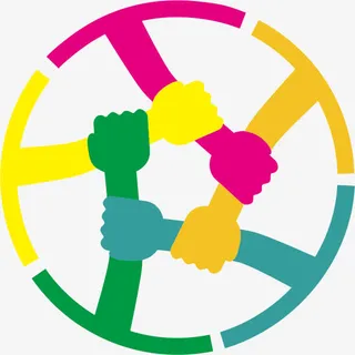 手拉手矢量图免抠