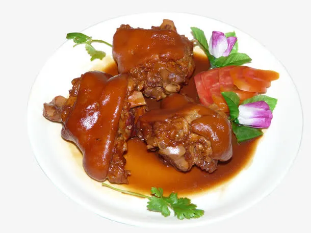 猪蹄食物免抠