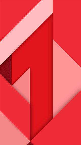 红色几何h5背景高清