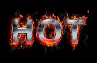 燃烧的字母免抠