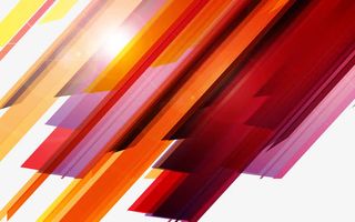 红橘黄渐变极速速度感背景