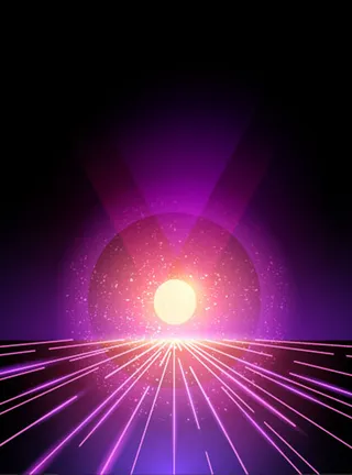 炫酷光效光线紫色商务科技海报背景图高清商务科技背景