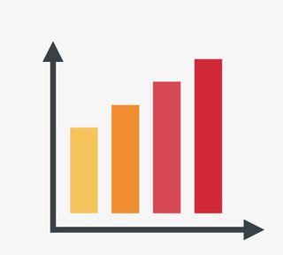 矢量柱状图图表免抠