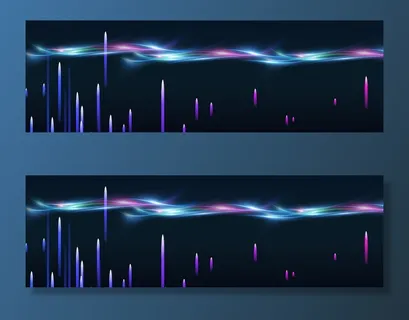 科技光感效果电商banner背景高清商务科技背景