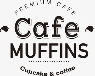 咖啡甜点艺术字标签矢量素材免抠