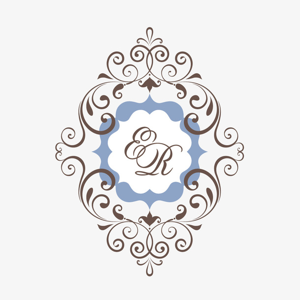 优美英伦边框花边免抠