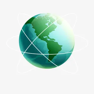 蓝色科技质感地球免抠 蓝色科技质感地球免抠