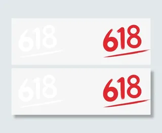 京东618的logo免抠