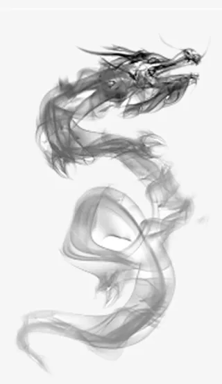 中國龍，龍中國免抠