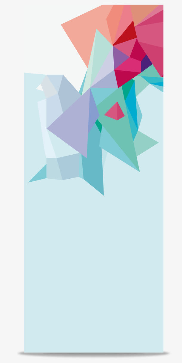 不规则几何图形banner背景