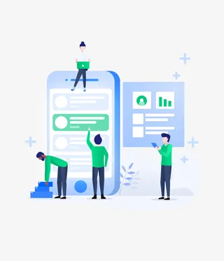 手机IT移动APP扁平风H5PNG免抠