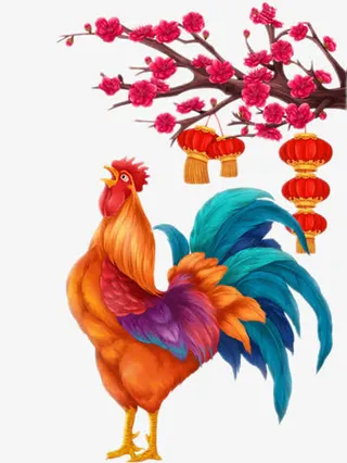 鸡年海报元素免抠