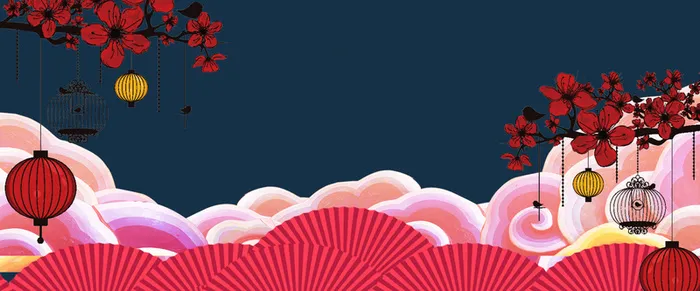 新春中国风背景高清